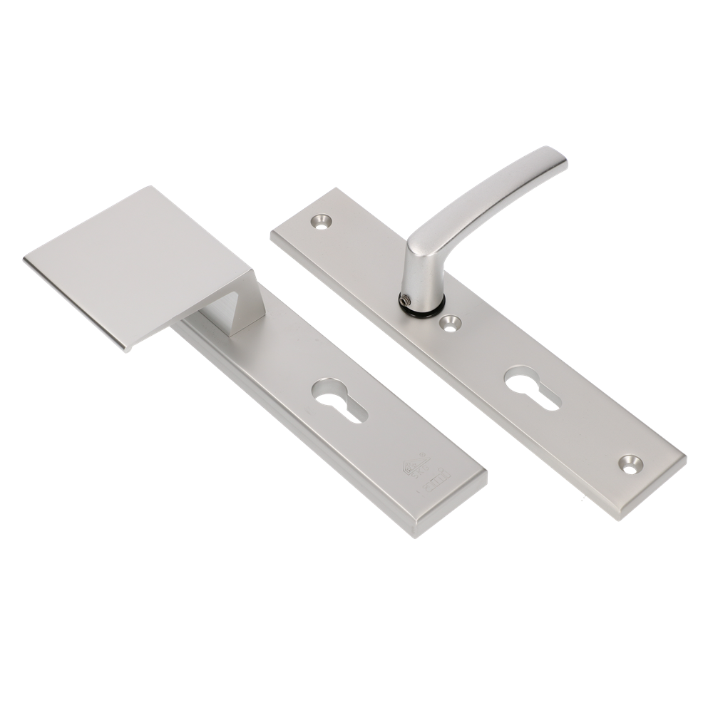 AMI Veiligheidsbeslag 251/50 Profielcilinder 85 Deurdikte 90/80 Li F2 + Profielcilinder 85 Deurkruk 332 Deurdikte 38/42 Mm - 802655 afbeelding 1